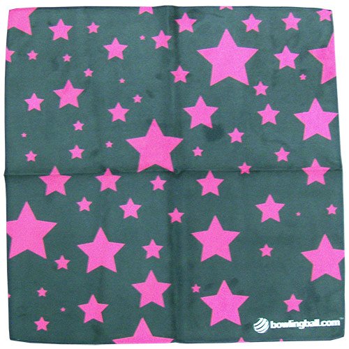 Pink Stars Suede Microfiber Towel