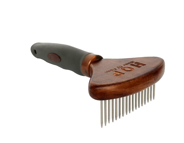Hop Home Of Paws Metal Dog Comb For Grooming Long Hair Cats Dogs