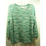 Alfred Dunner Timberlake Space Dyed Knit Top by Alfred Dunner