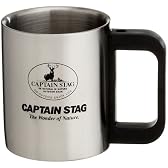 キャプテンスタッグ(CAPTAIN STAG) フリーダムダブルステンマグカップ230ml M-7402