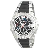 Pulsar Mens PF8259 Chronograph Black Dial Stainless Steel Watch by Pulsar