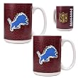 Detroit Lions NFL 2pc Gameball Ceramic Mug Set - Primary logo by Great American Products