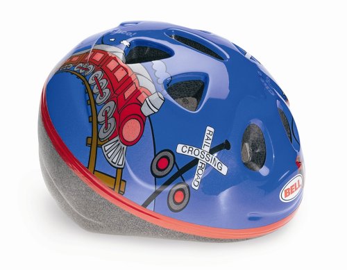 Bell Zoomer Toddler Bicycle Helmet (Blue Choo Choo)