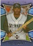 2007 Upper Deck Elements # 122 Carl Crawford - Devil Rays - Acetate (PETG) Technology Card Design - Premium Baseball Card
