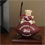 Mississippi State Bulldogs Resin Team Spirit Mascot Clock & Pen Set