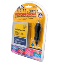 Digital Camera Universal 4000 mAh Portable Power Pack for Sony, Olympus, Nikon, Casio, Pentax, Canon, Kodak, Fuji, Polaroid, Minolta, JVC, HP, and most Digital Camera's / MP3 Players / Cell Phones **Closeout Price**