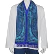 Printed Silk Scarf for Women Handpainted 22 X 72 inches