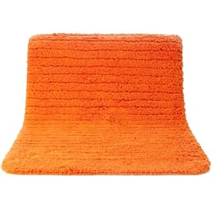 Infinity Non-Slip Bath Mat - Orange - 50x70 cm: Amazon.co.uk: Kitchen & Home
