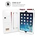 Snugg iPad Mini & Mini 2 Case - Smart Cover with Flip Stand (White Leather) for Apple iPad Mini & Mini 2 with Retina