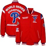 MLB Philadelphia Phillies Red MLB 2X Champions Commemorative Cotton Fleece Full Zip Jacket (XXXXX-Large)