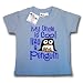Dirty Fingers  My Uncle is COOL like a Penguin  Baby & Toddler T-shirt 0-6 months, Blue
