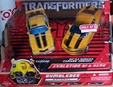 from Hasbro Transformers Movie Evolution Of A Hero-Battle Damaged Bumblebee Camaro 1974...