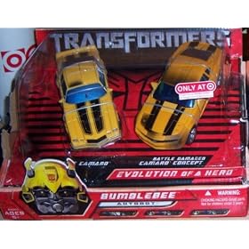 Transformers Movie Evolution Of A Hero-Battle Damaged Bumblebee Camaro 1974...