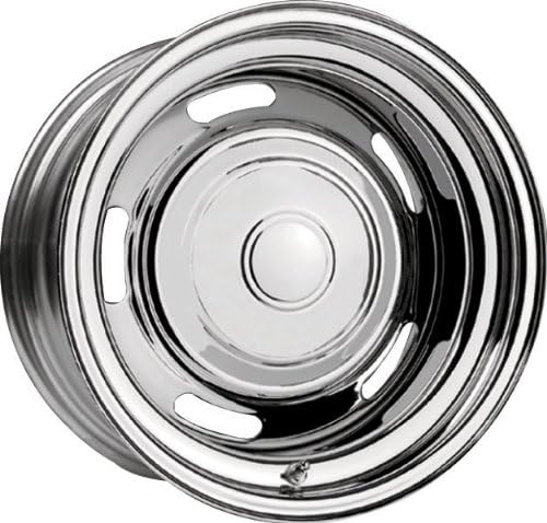 U.S WHEEL - chrome rallye - caps are extra - 15 Inch Rim x 10 - (5x5) Offset (-32) Wheel Finish - Chrome