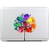 iCasso Colorful Tree Removable Vinyl Decal Sticker Skin for Apple Macbook Pro Air Mac 13" inch / Unibody 13 Inch Laptop