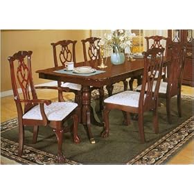 Double Pedestal Dining Table