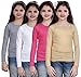 Sinimini girls plain full sleeve girls top (pack of 4) RS.899.00