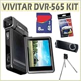 Vivitar DVR-565HD 5MP HD Digital Camcorder + Accessory Kit