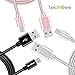 JWI 2x Type C(USB-C) to USB Braided Cable Reversible Connector for MacBook 12inch 2015,Lenovo ZUK Z1,MI 4C,Nokia N1, Nexus5x/6P (Black-Gold-USB)