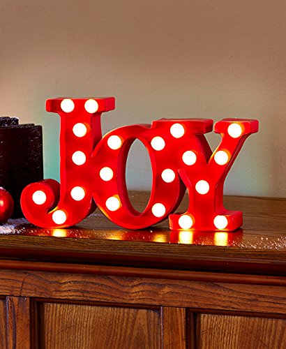 Holiday “Joy” Marquee Signs