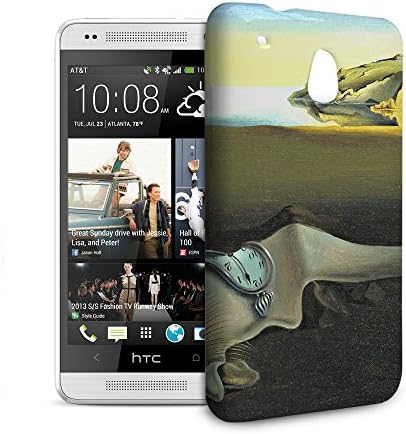 Phone Case For HTC 601e (One Mini) M4 - Melting Clocks Salvador Dali Fine Art Glossy Designer