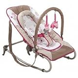 Babymoov Schaukelwippe Bubble Wipper-Sitz - Einfach rosa/braun