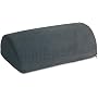 Foot Cushion, Half-Cylinder Design, Foam, 18"W x 12"D x 6"H, Black SAF92311