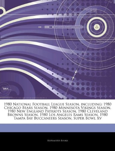 1980 National Football League Season, including: 1980 Chicago Bears Season, 1980 Minnesota Vikings Season, 1980 New England Patriots Season, 1980 ... Tampa Bay Buccaneers Season, Super Bowl Xv