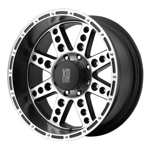18x9 KMC XD Diesel (Satin Black) Wheels/Rims 6x139.7 (XD76689060500)