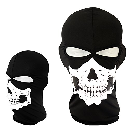 Coofit Ghosts Balaclava Ski Mask Bike Skateboard Cosply Costume Skull Mask