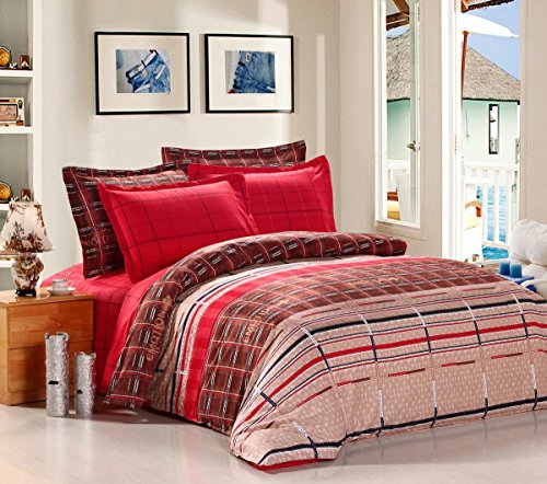 Double Bed King Bedding 4pc Polyester Comforter Set Romantic Graphic Design Queen Bed Sheet Barcelona Ignarro