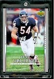 2007 Upper Deck First Edition #19 Brian Urlacher Chicago Bears Football Card - Mint Condition - In Protective Display Case !