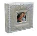 Kleer-Vu Photo / Memo Wedding Album with Window, Daisy Suede Window Collection, Ivory, Holds 200 4 x 6 Photos, 2 Per Page.