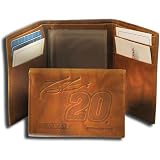 RICO Tony Stewart Embossed Leather Trifold Wallet