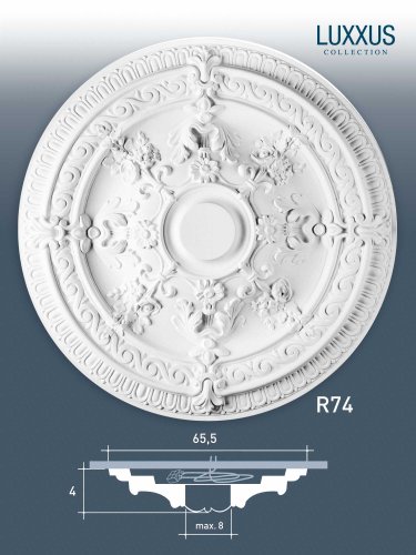 Orac R74 Ceiling Rose Rosette Medallion Centre High Quality