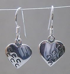 Hoofprints on Your Heart Dangle Earrings