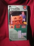 Pioneer Real Wood Log Cabin Dollhouse for boys and girls