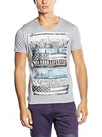American People Camiseta Manga Corta Trifite (Gris)