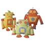 Midwest Toy Robot Fabric Ornaments (3 Assorted)
