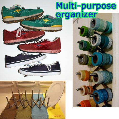 Купить Ikea VARIERA Two Stainless Steel Pot Lid Organizer MultiUse Adjustable Length в интернет