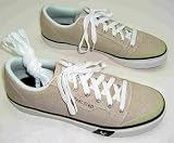 Marc Ecko Mens 24552 Ntw Natural White Canvas Lace Up Deck Shoes