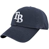 Twins Enterprise Tampa Bay Rays Navy Blue Franchise Fitted Hat