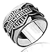 Fashion Punk Jewelry High Quality Stainless Steel Fashion Punk Brand Rings
