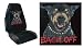 Rottweiler Car Truck SUV Back Off Print Seat Covers Dog 2 Black Universal Vehicle Bucket Seatcovers