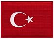 Turkey Flag Embroidered Patch Turk Turkish Iron-On National Emblem
