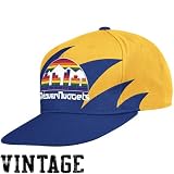 Denver Nuggets Mitchell & Ness Shark Tooth Vintage Snap Back Hat