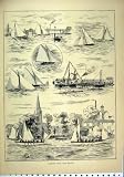 1887 �� Yarmouth �Υ�åȥ���֤Υ쥬�å��� Sculling �ζ��� Trixie