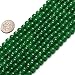 6mm Round Gemstone Green Jade Beads Strand 15 InchJewelry Making Beads