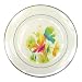 Porcelain Plate of Watercolor Floral