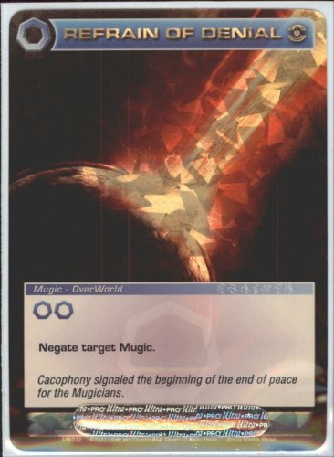 REFRAIN OF DENIAL Chaotic Premium Edition Season 1 Super Rare Foil Card & Unused Code (Random Stats)